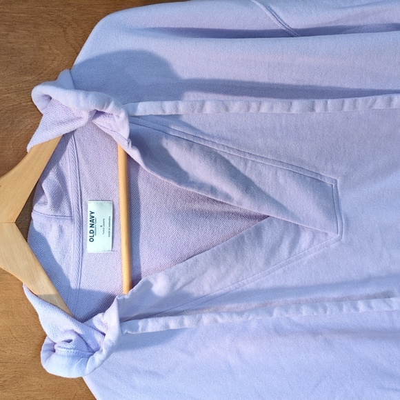 Old Navy SoComfy Oversized Tunic Hoodie Sweatshirt In Lavender Aura Size S - Picture 3 of 7
